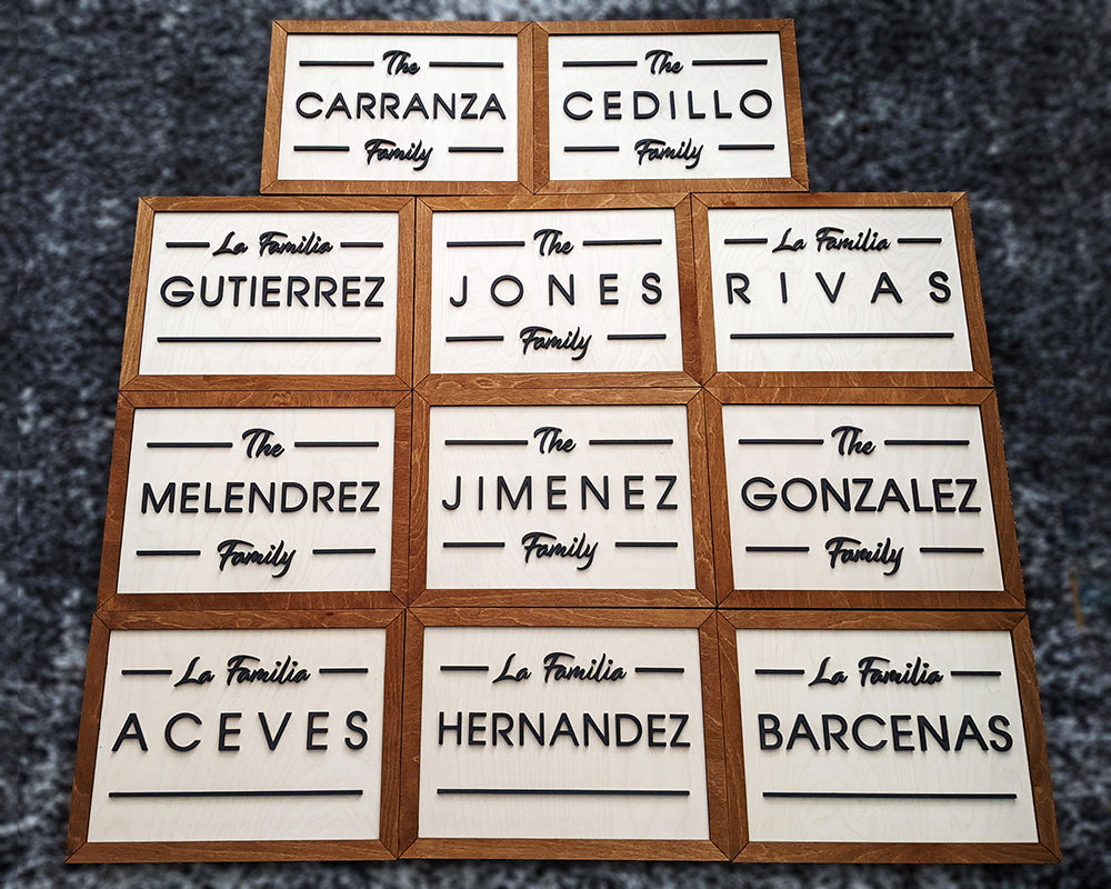 Family Name Sign