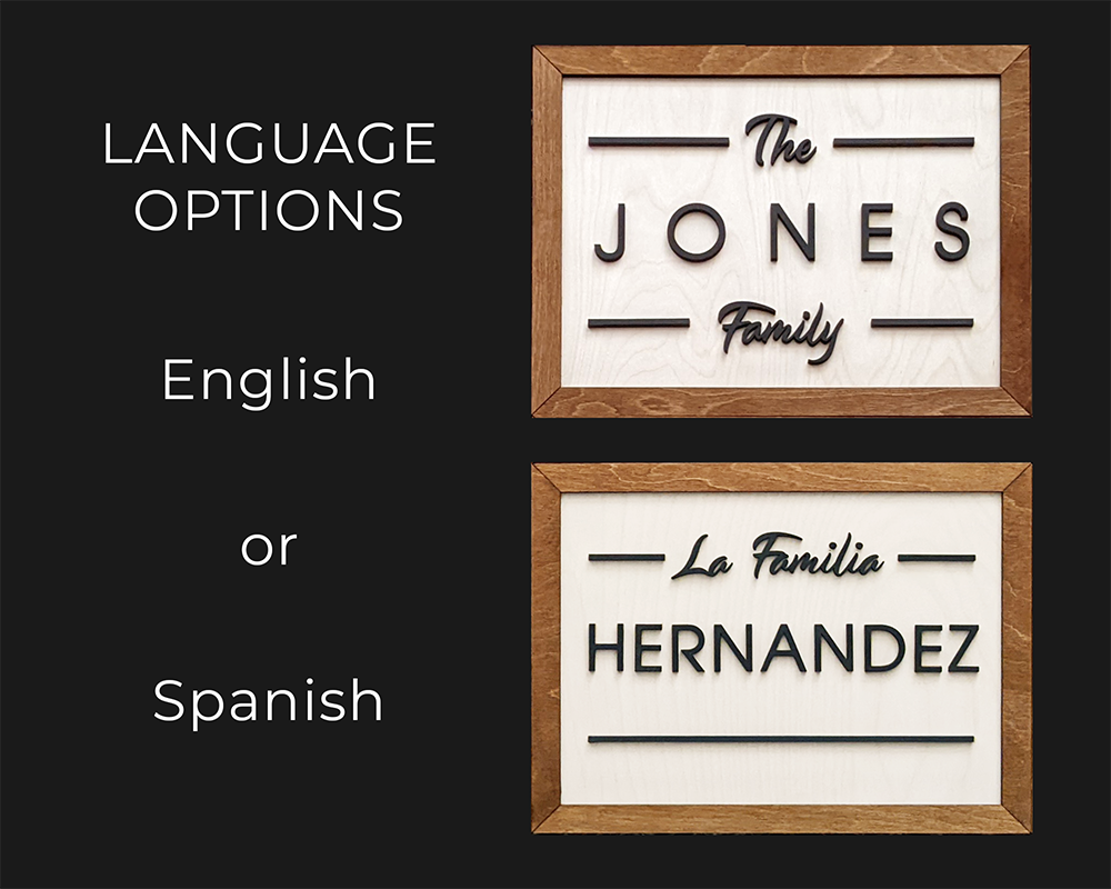 Family Name Sign